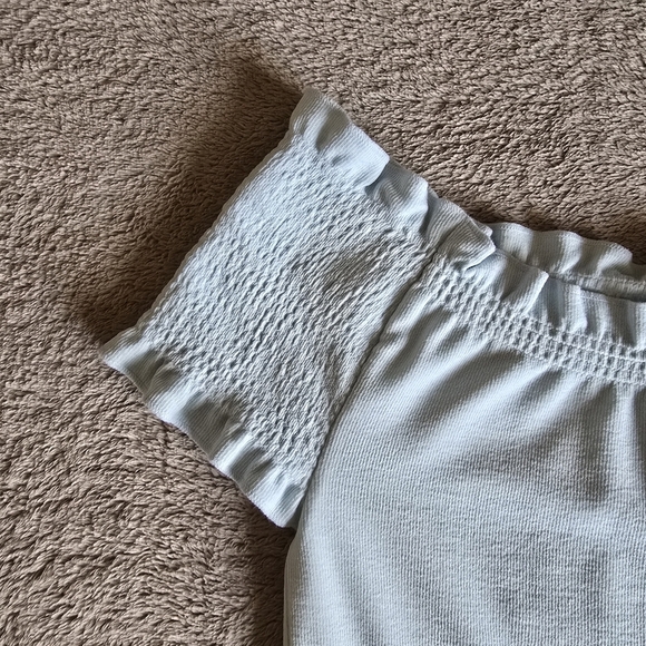 Marc Cain off the shoulder short sleeve fitted top size N1 - Picture 6 of 16